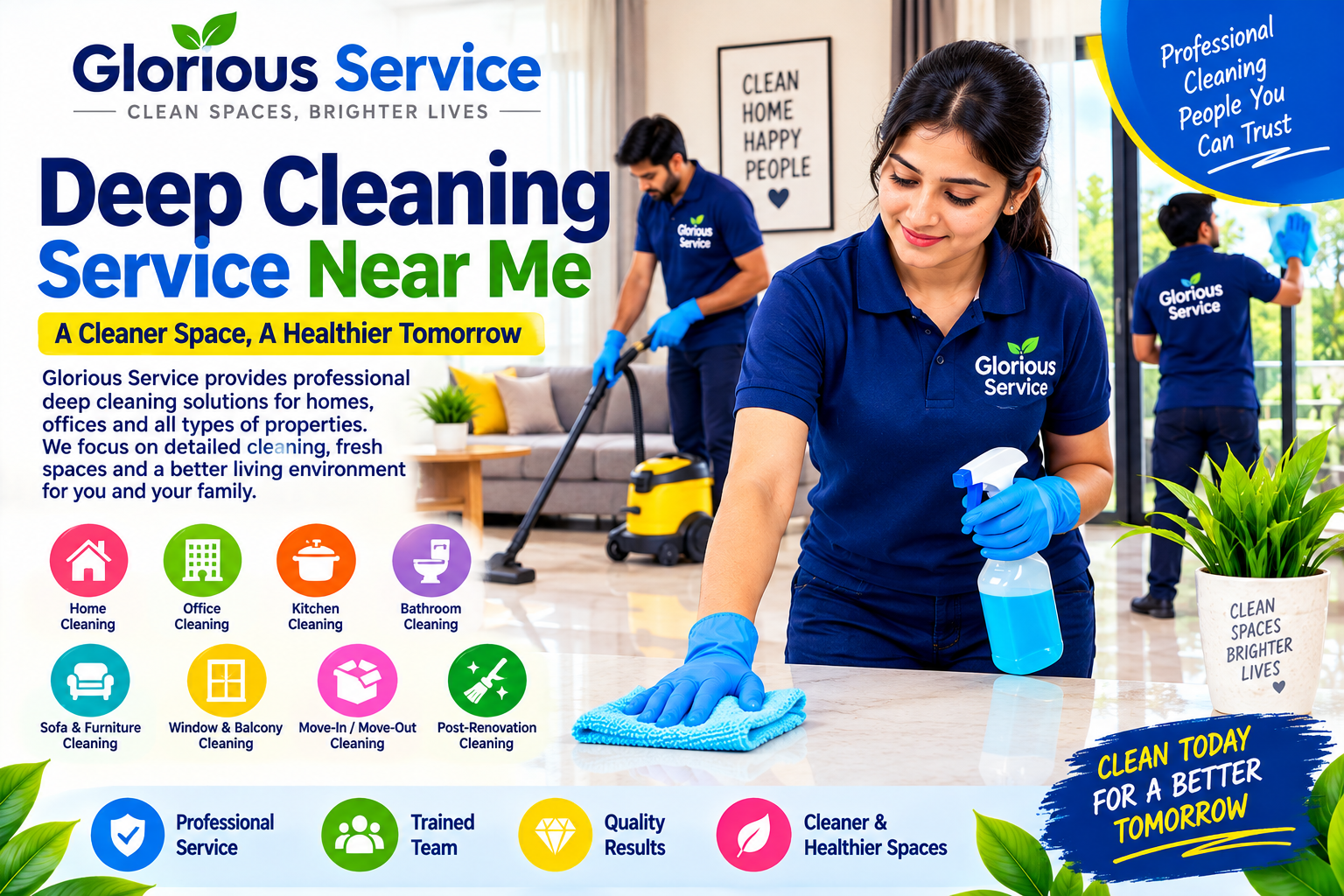 Deep Cleaning Service Near Me | Professional Deep Cleaning Services 